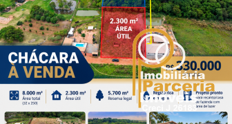 Chácara à Venda com 8.000 m² – Rodovia Bebedouro/Viradour